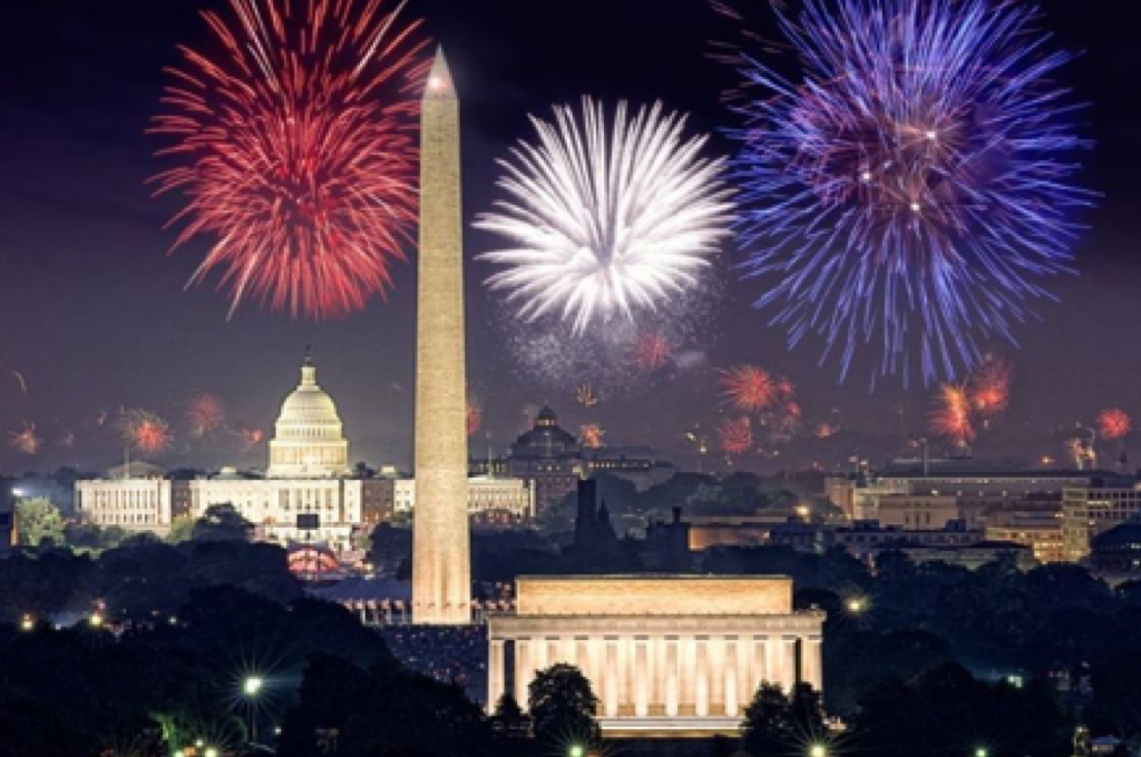 Nice cities to celebrate 4th of July - Washington DC