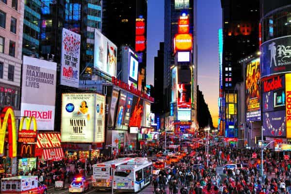 Best tourist destination on the East Coast - New York City