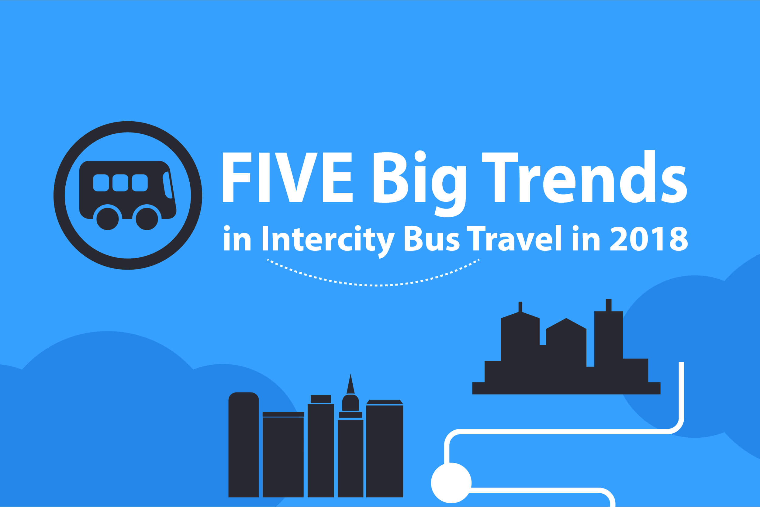US intercity bus travel trend in 2018